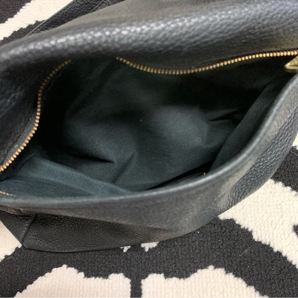 Fossil Peyton Double Flap Suede & Pebbled Leather Large Purse - Picture 12 of 16